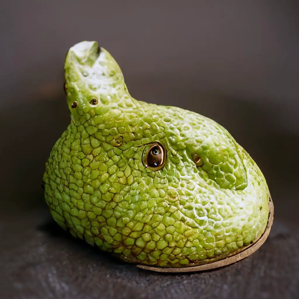 a imaginary crocodile pear
