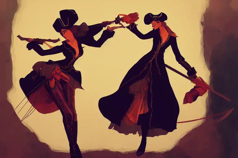 two lady pirates