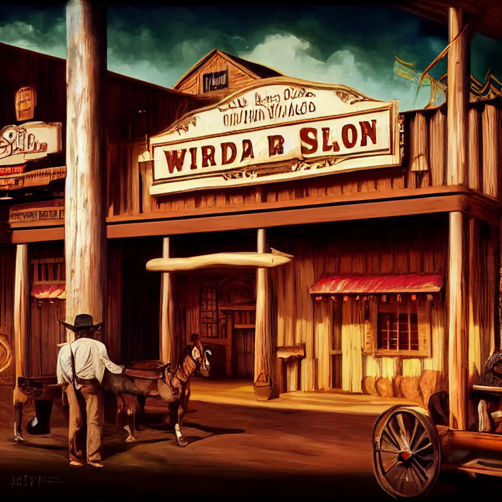 a wild west saloon