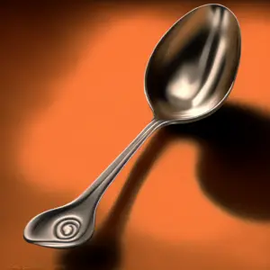 Cartoon of a teaspoon