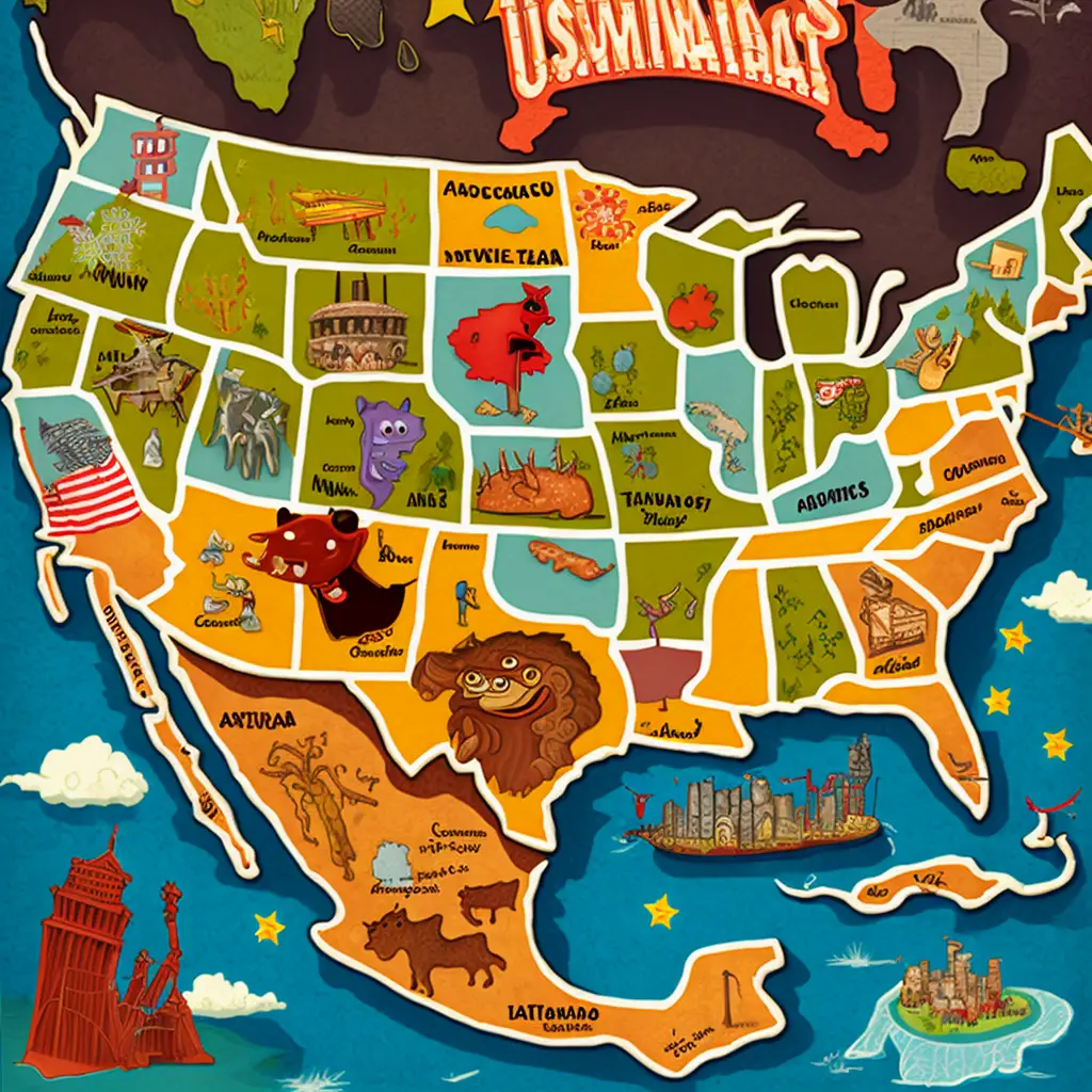Map of US States