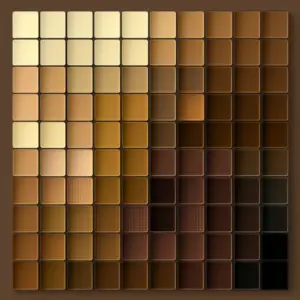 Brown Color Swatch Grid