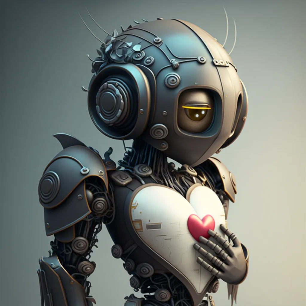 A robot in love