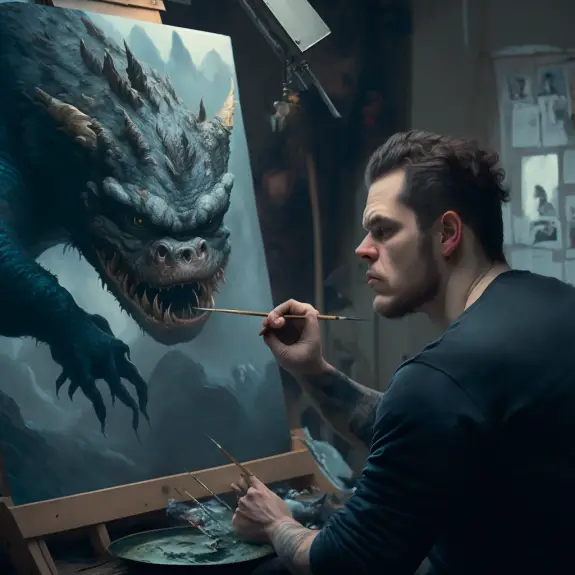Painting a Monster
