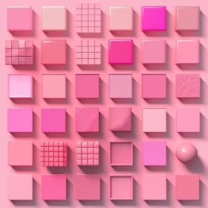 Pink Color Swatch Grid