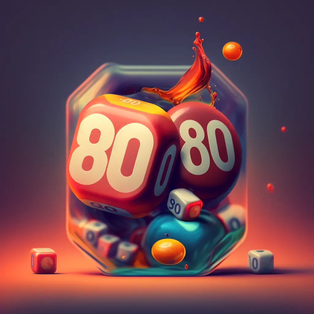 The Pareto Principle 80-20 Rule on dice