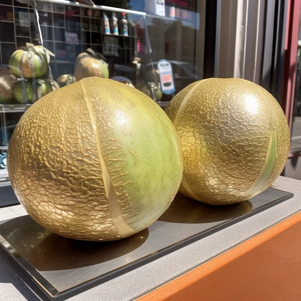 a pair of beautiful melons as an illustration of double entendre in writing
