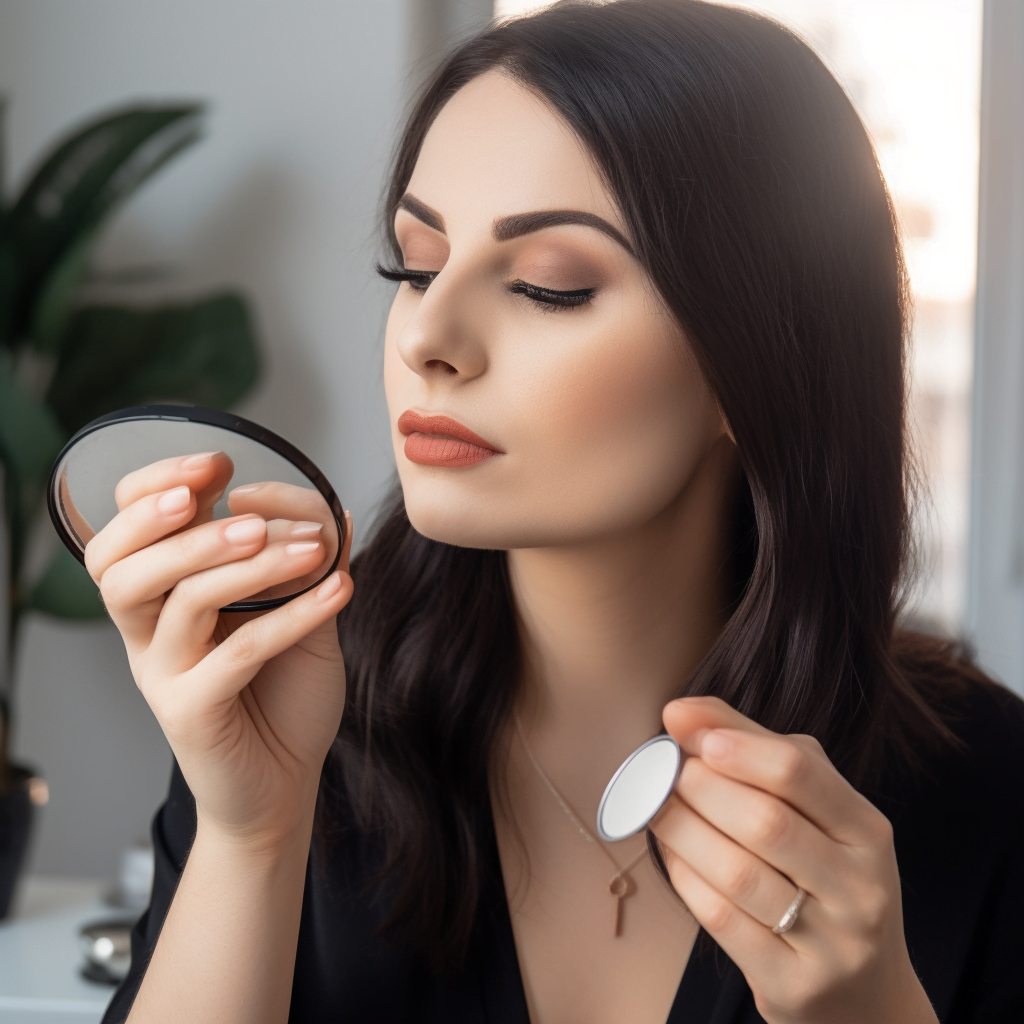 a lady powdering her nose as an example of a euphemism in writing