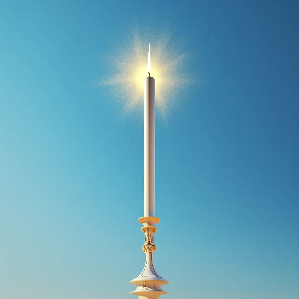 a sky candle i.e. the sun as an example of kenning in writing