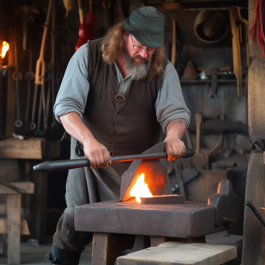 a mana bout to strike while the iron is hot as an illustration of a proverb in writing