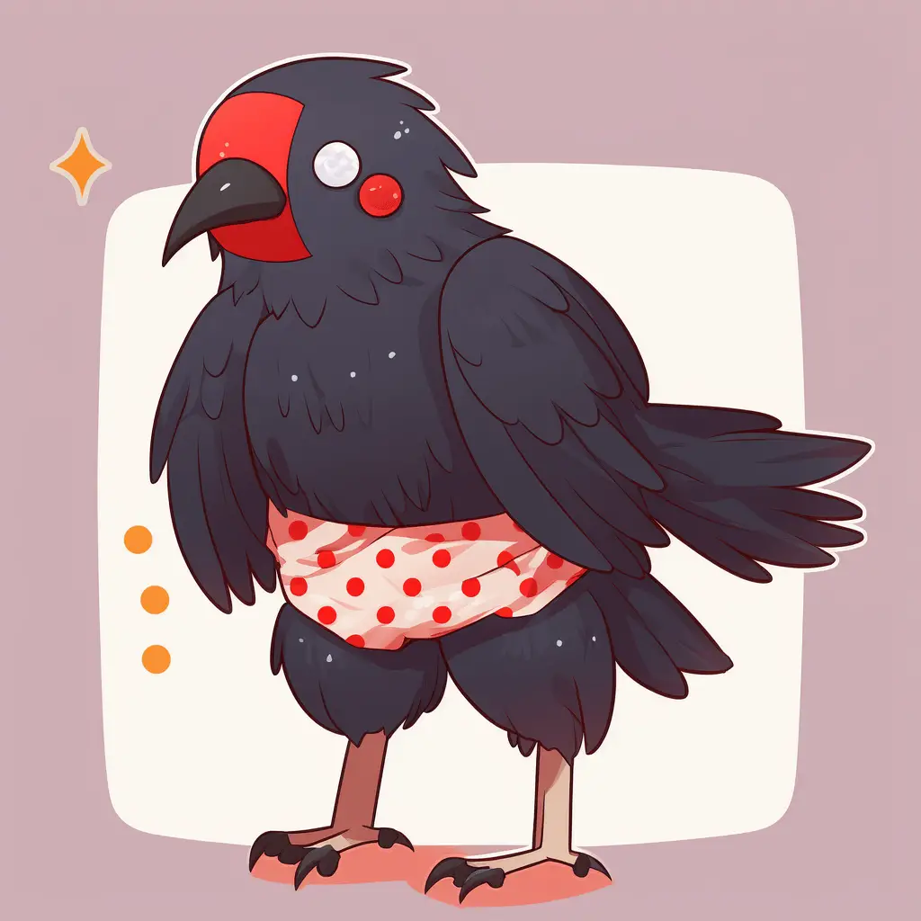 a blushing crow as an illustration of spoonerism in writing