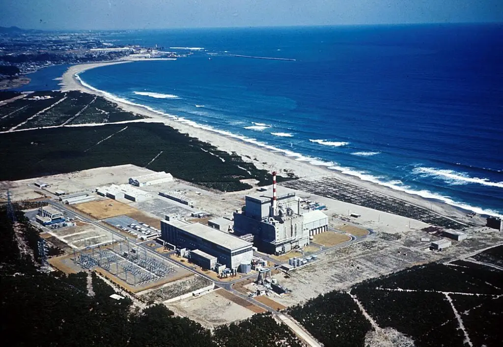 Tokai Nuclear Plant, Japan's first nuclear power station.