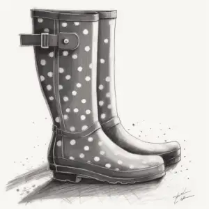 rain boots for drawing