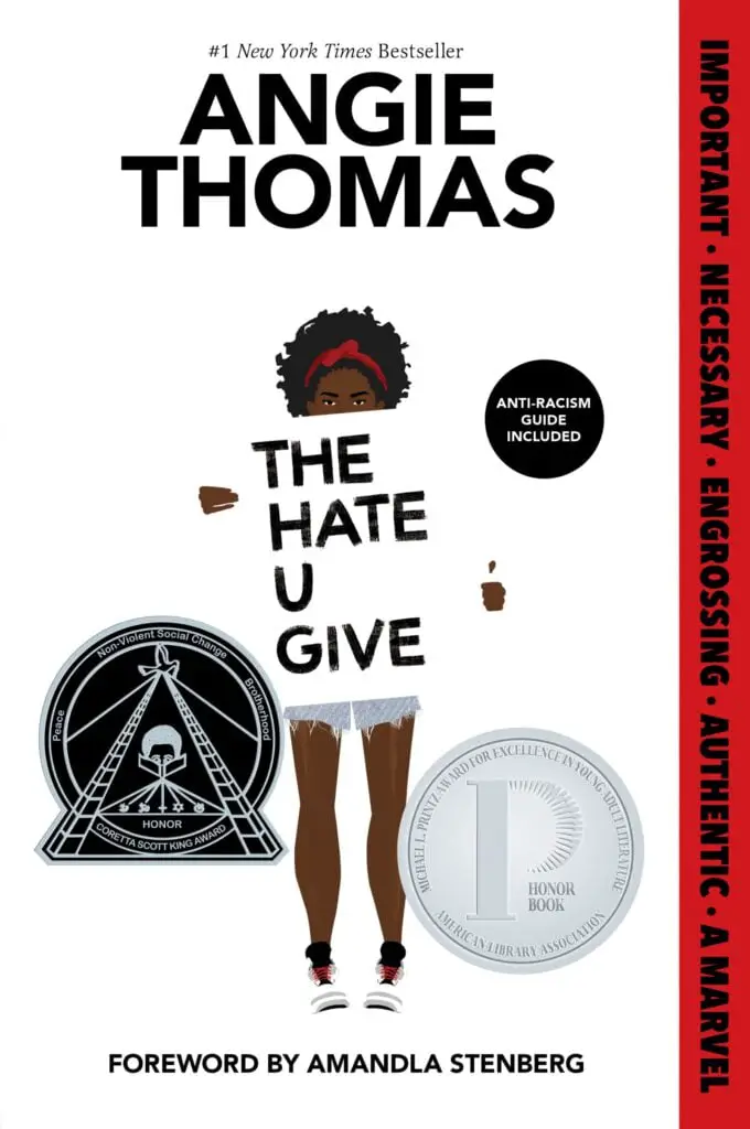 Book cover of the Hate U Give