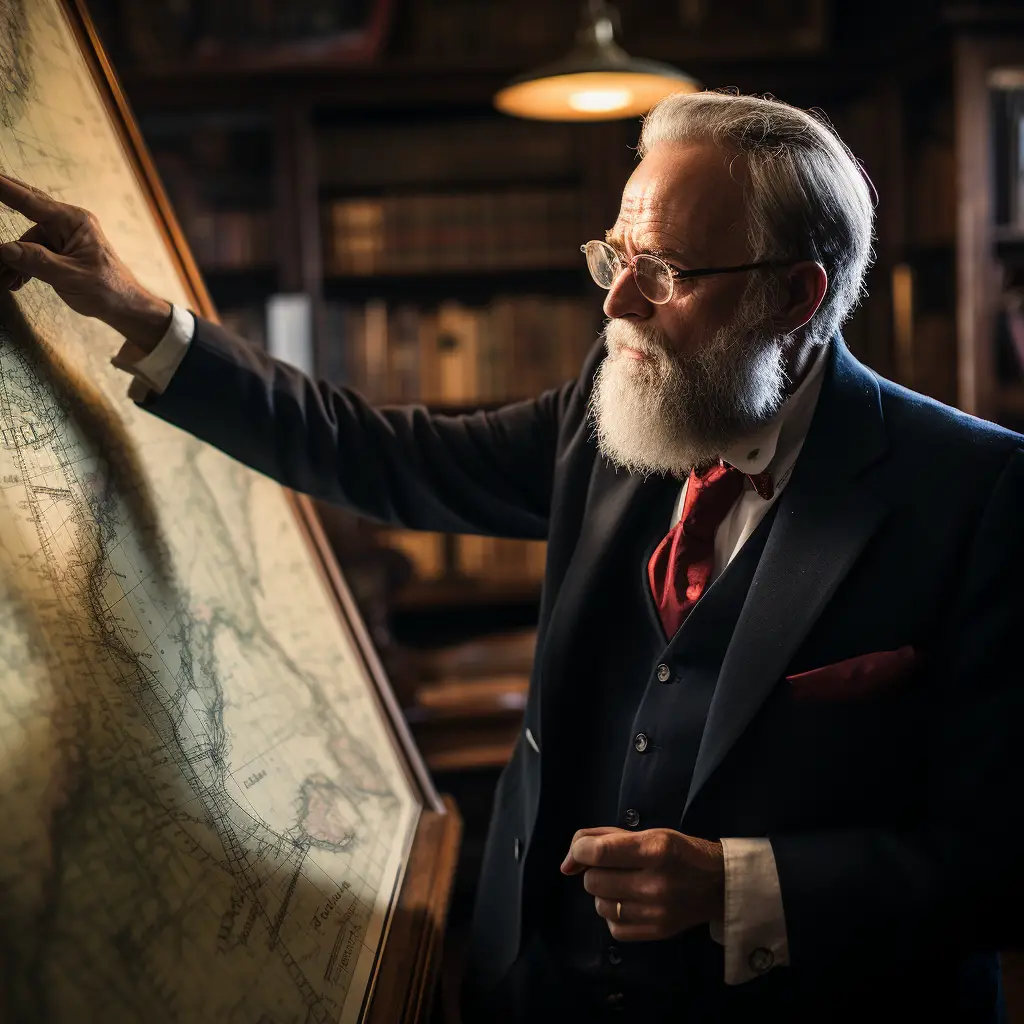 A professor pointing out the vary region setting on Midjourney