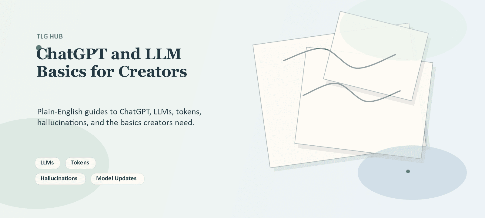 ChatGPT and LLM basics hub header illustration