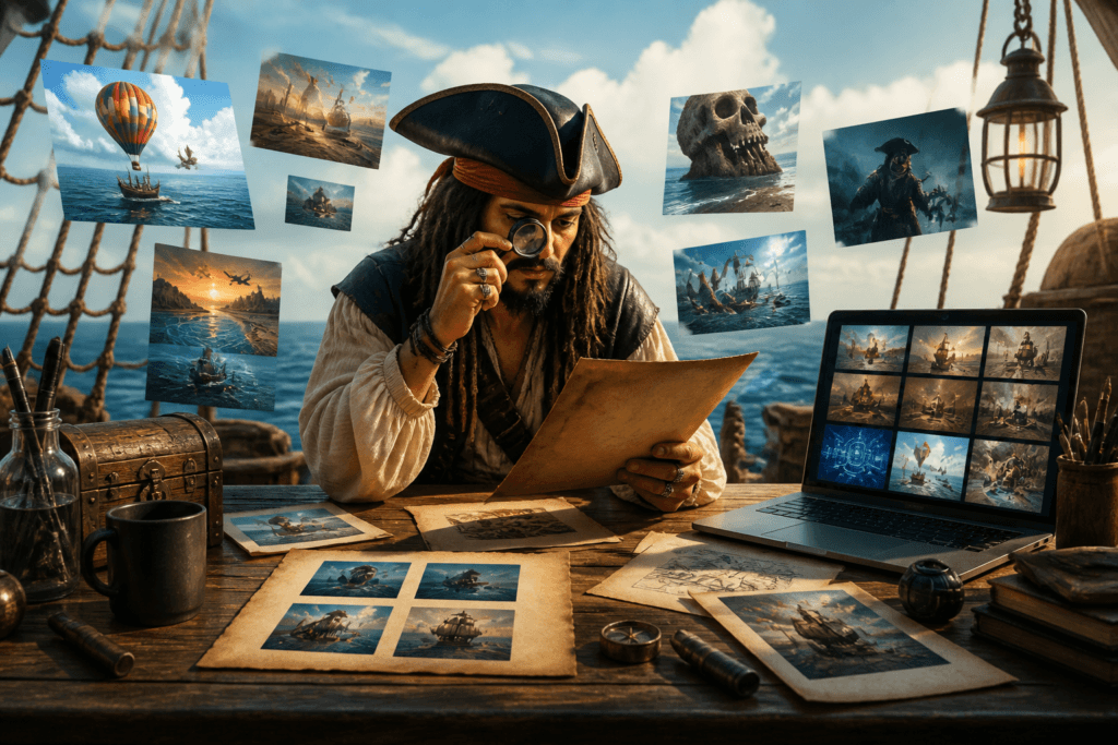 AI-generated blog graphic examples