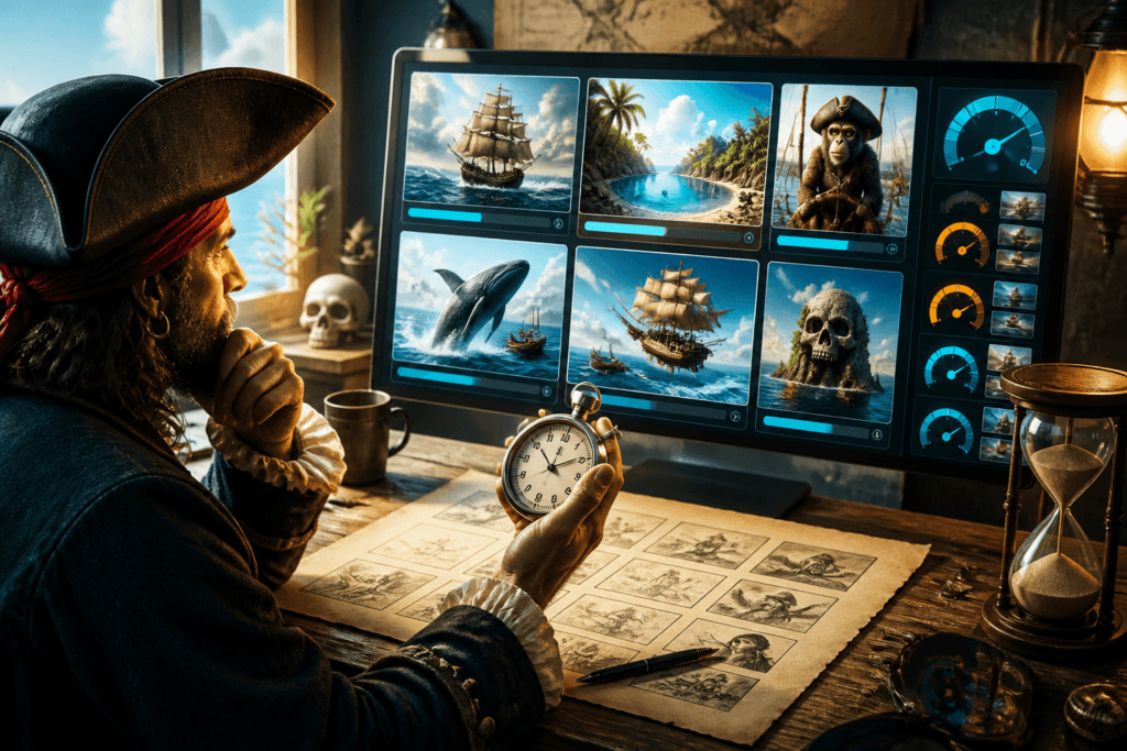 Timer and AI image generation dashboard
