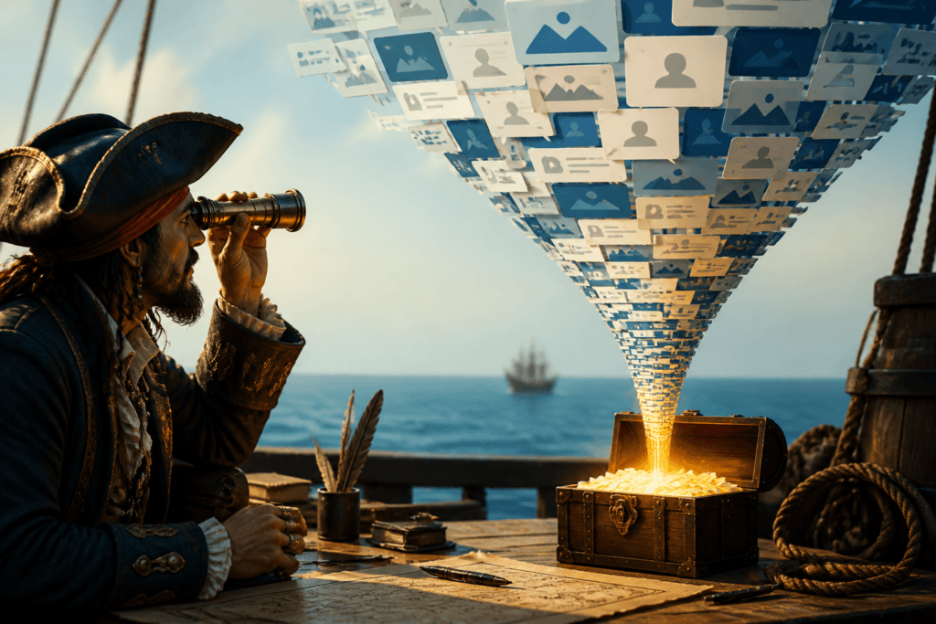 Funnels for LinkedIn content flow