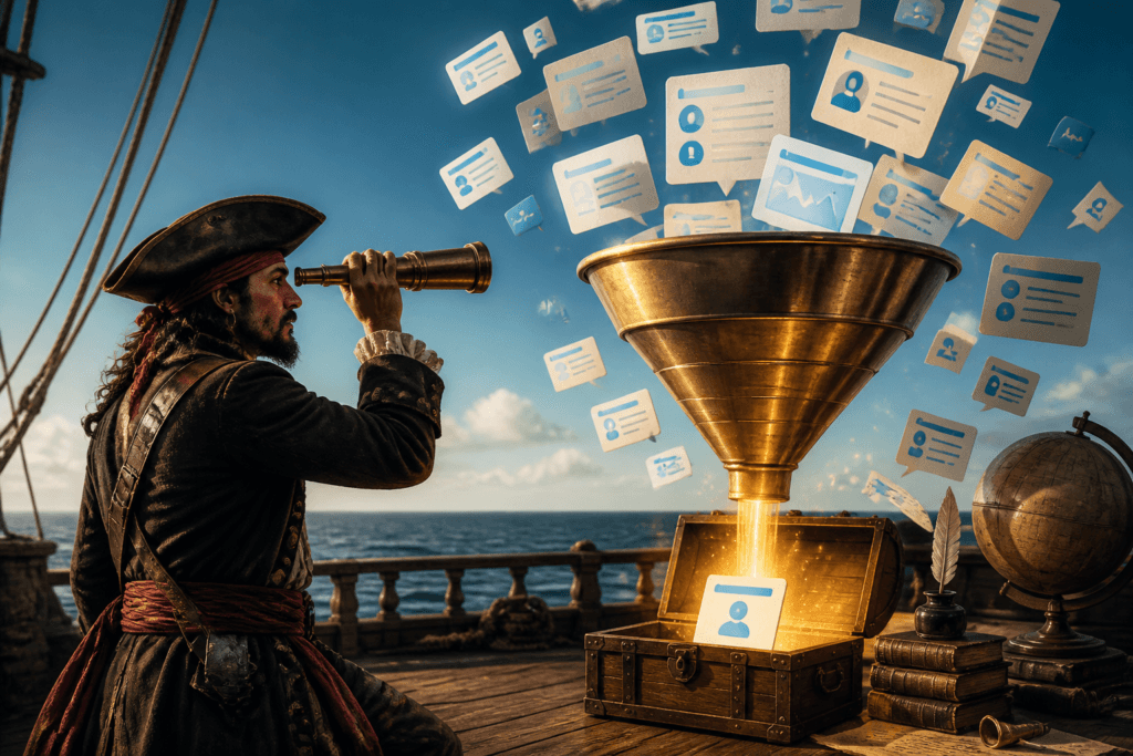 Funnels paired with LinkedIn posts