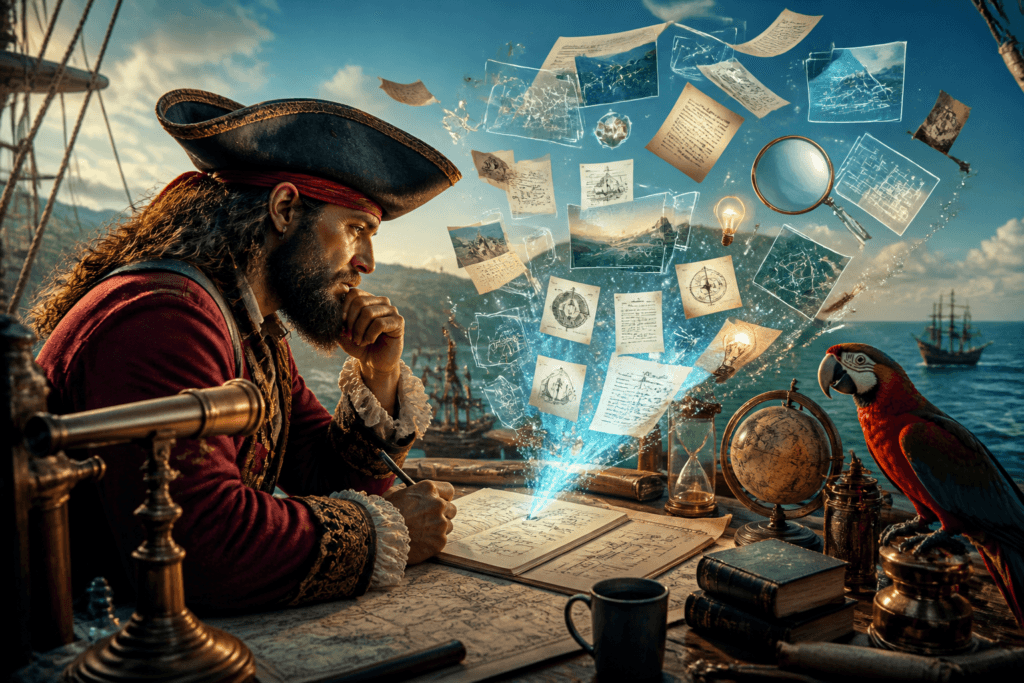 Research tools and AI assistants for creators