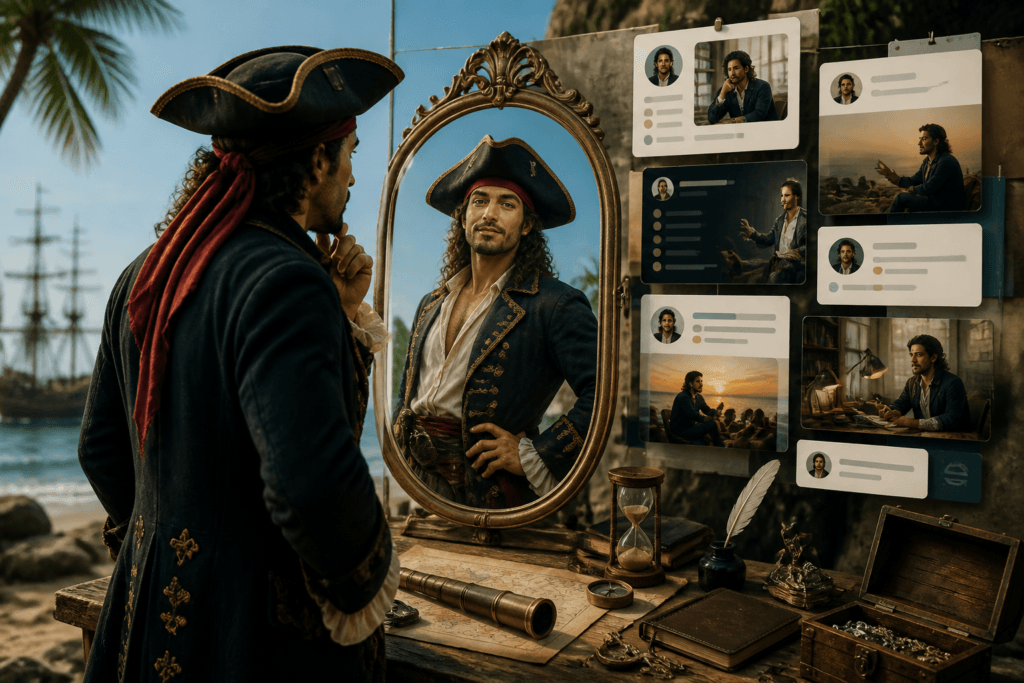 Examples of website bios for service brands