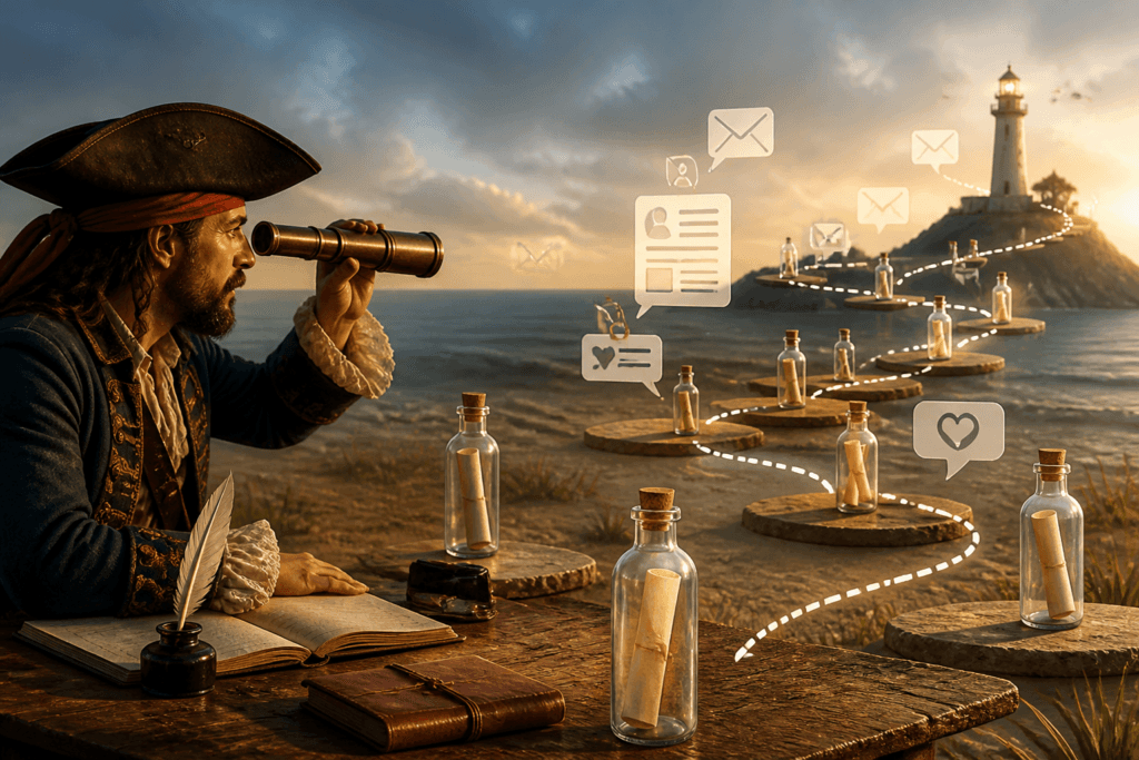 Creator email sequences for small audiences