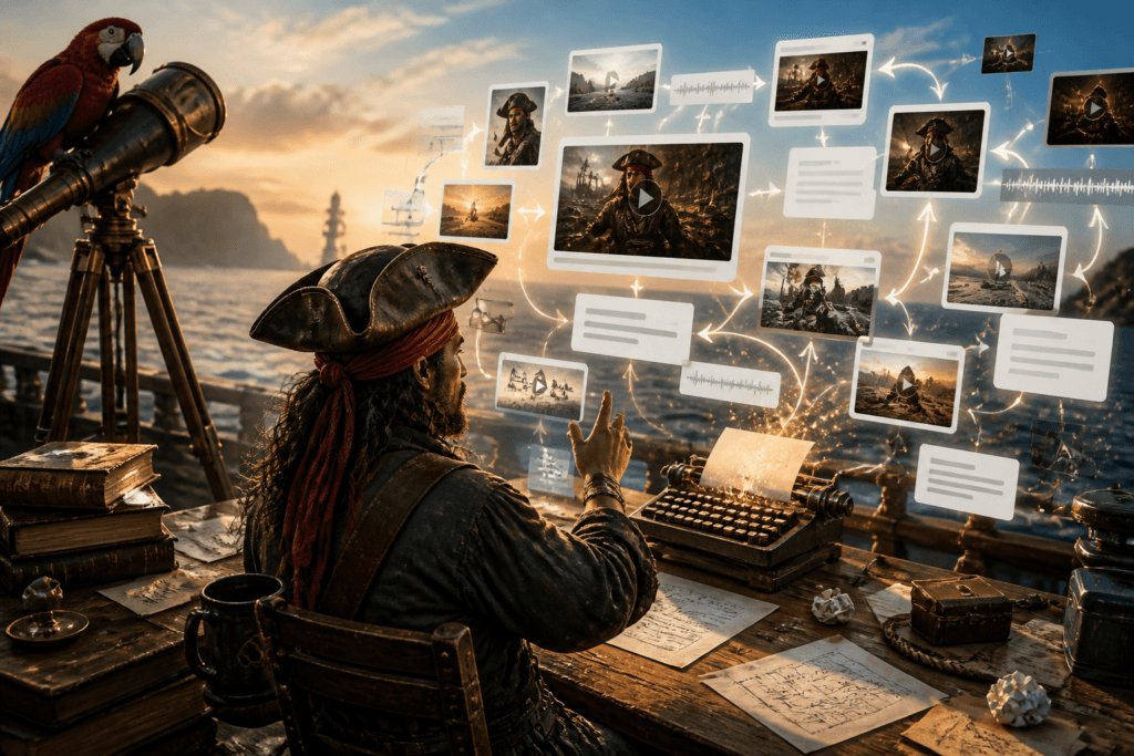 Repurposing flow for creator content with AI