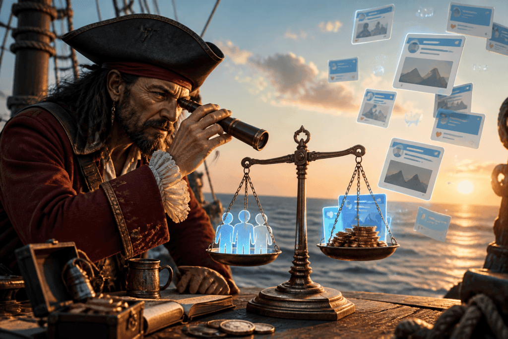 Monetizing LinkedIn posts with trust