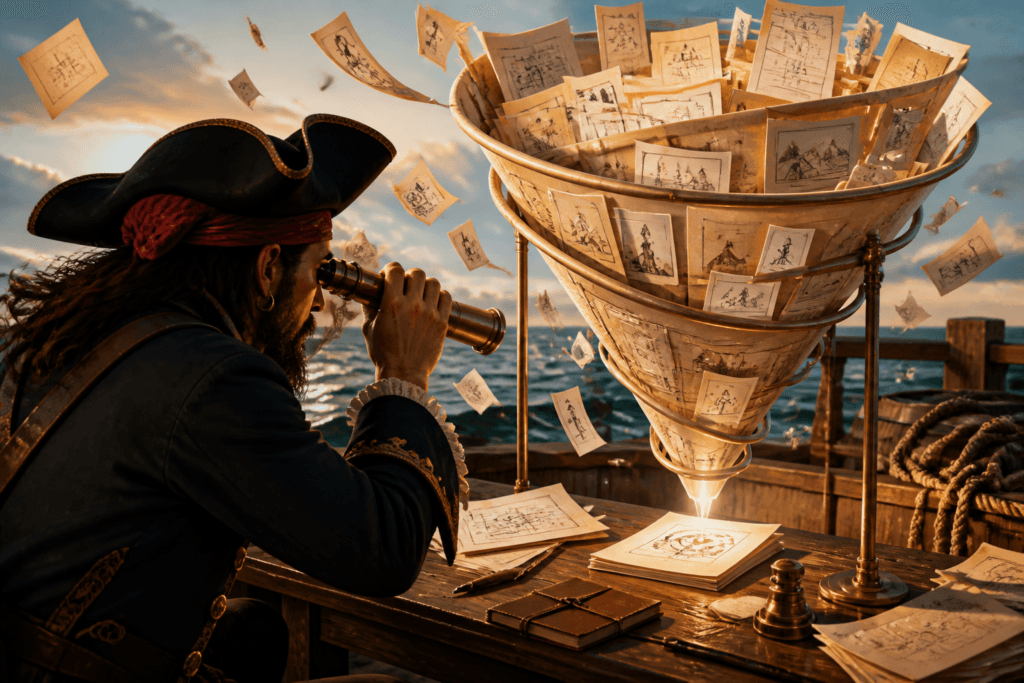 Rewritten creator funnel copy on screen