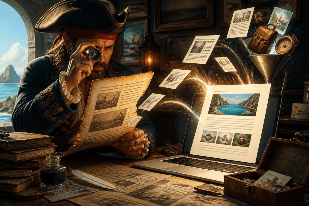 Old blog post being updated into an affiliate article