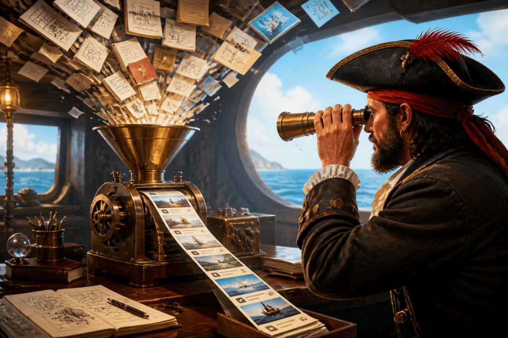 Old content mapped into creator funnel