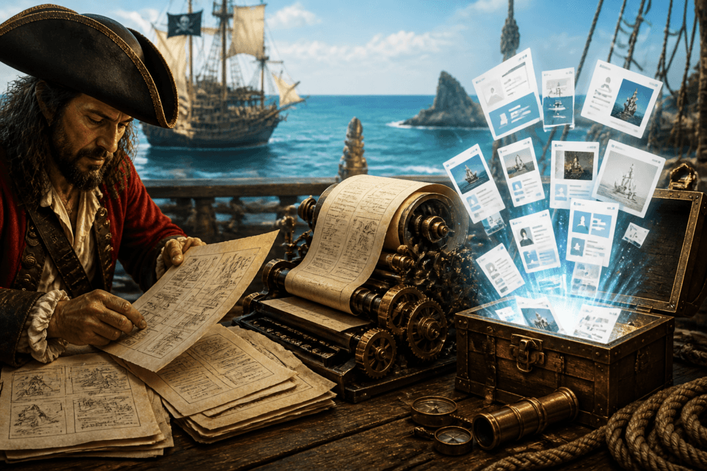 Repurposed content for sales page