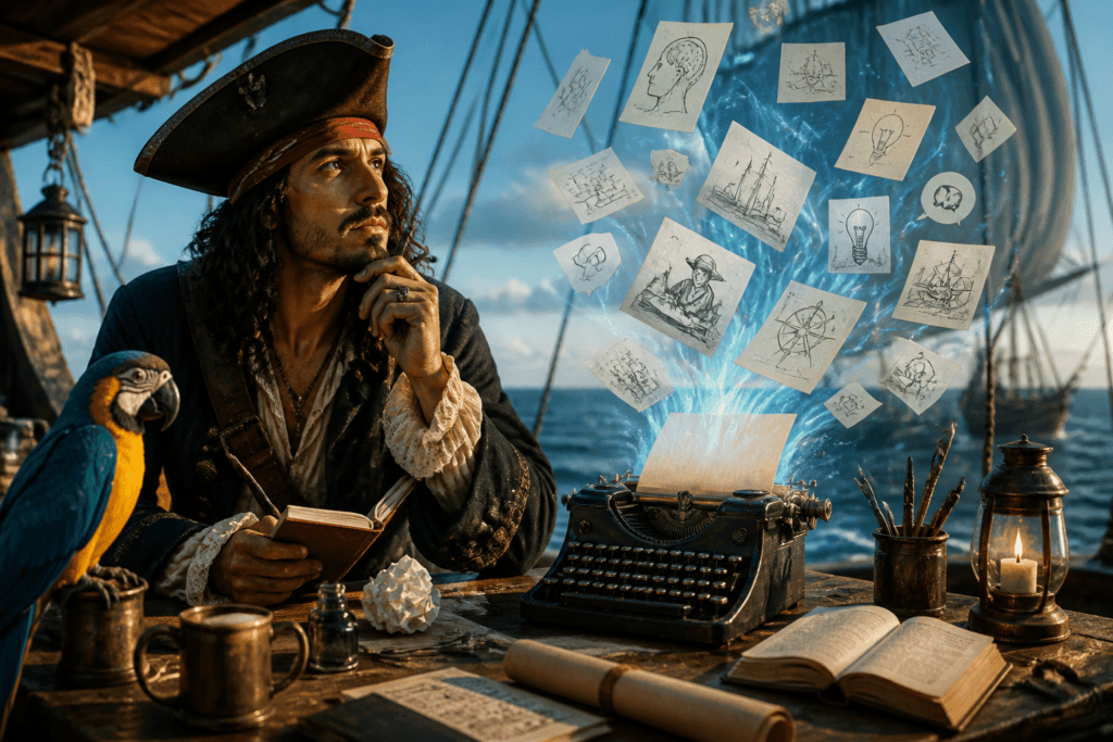 Natural-sounding creator AI writing draft