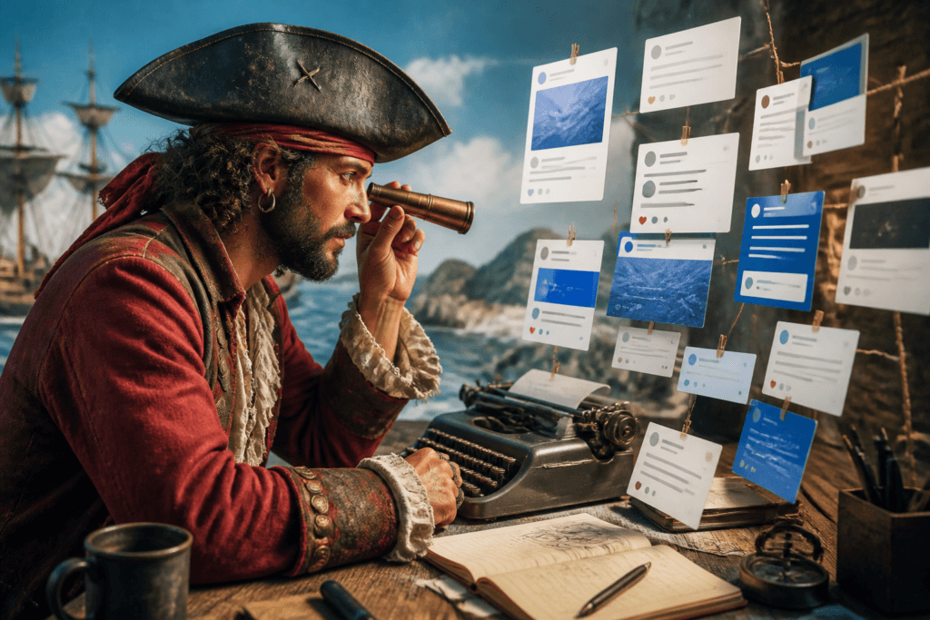 LinkedIn scroll stopper examples